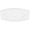 Ekena Millwork Kailey Architectural PVC Ceiling Medallion, 38"W x 25 3/8"H x 3"ID x 20 1/2"C x 1"P, One-Piece CMP38X25KY-03000 - alternate 4